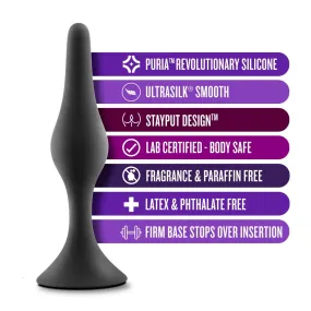 Anal Adventures Platinum - Silicone - Black