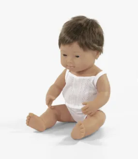 Baby Doll - Caucasian Boy - Down Syndrome - 38cm - BPA Free