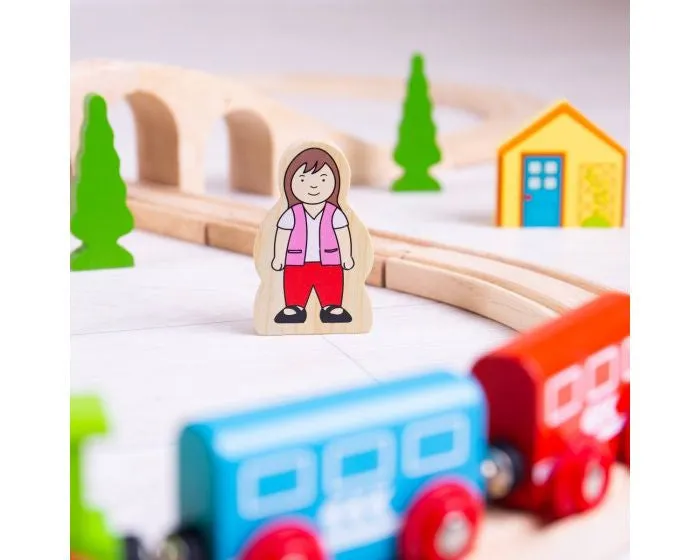 Bigjigs Wooden Train Set