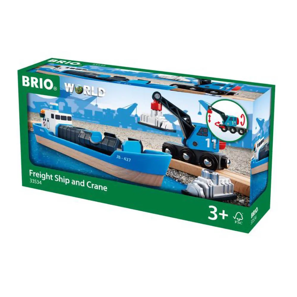 Brio Freight Ship and Crane