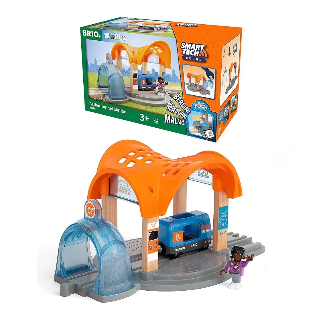 BRIO Smart Tech Sound Action Tunnel Station 33973