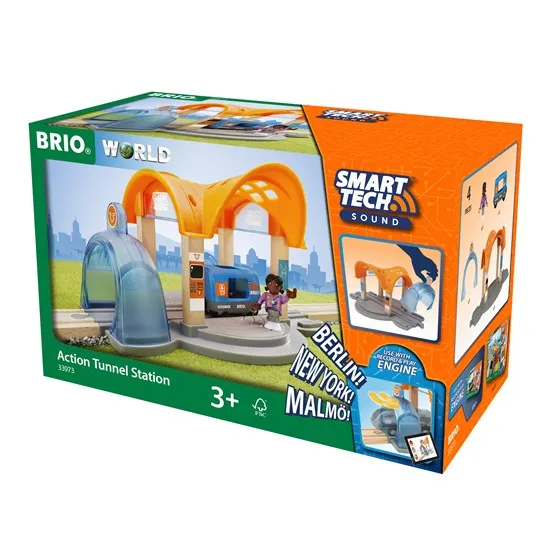 BRIO Smart Tech Sound Action Tunnel Station 33973