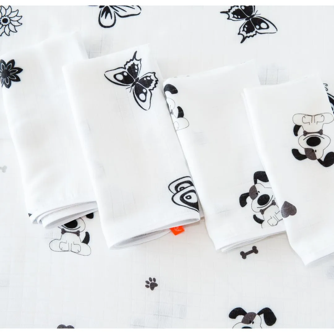 Burp Cloths - Butterfly Effect & Lovely Doggy