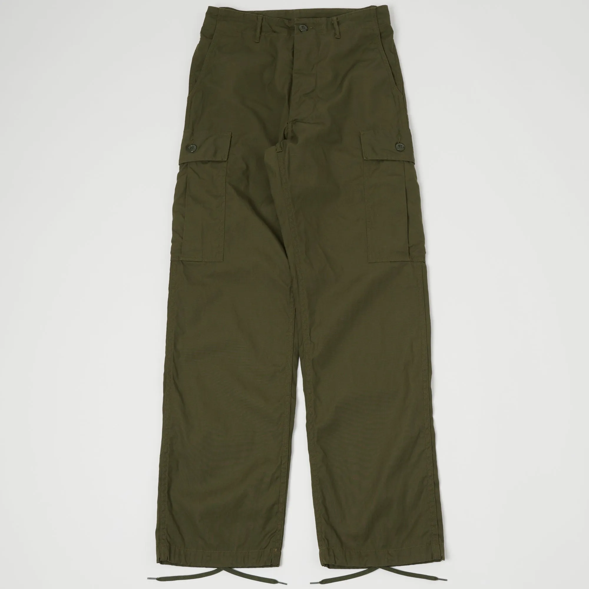 Buzz Rickson's Wind Resistant Poplin Trouser - Olive