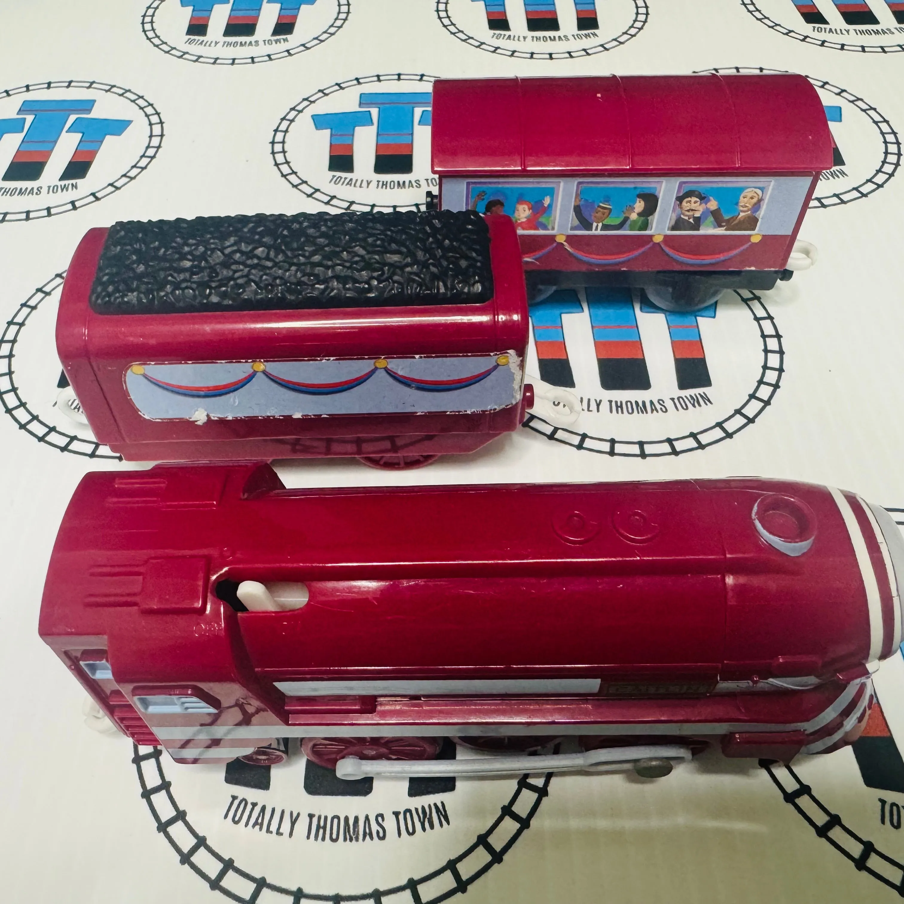 Caitlin's Passenger Express #2 (2012) Ripped Stickers Noisy Used - Trackmaster