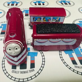 Caitlin's Passenger Express #2 (2012) Ripped Stickers Noisy Used - Trackmaster