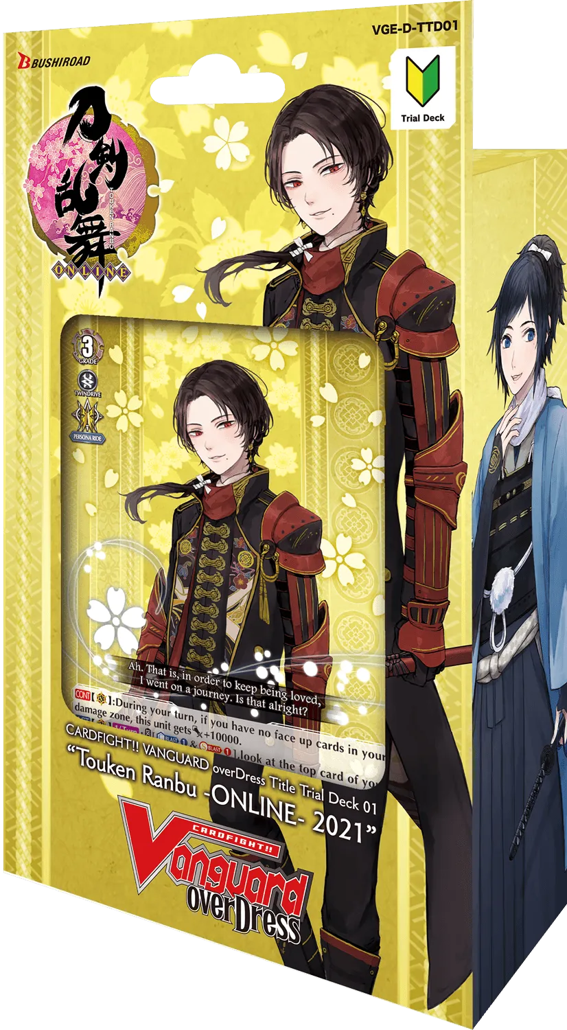 Cardfight!! Vanguard - OverDress - Touken Ranbu Online 2021 - Trial Deck