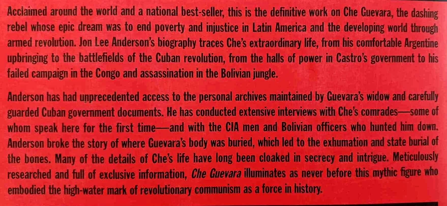 CHE GUEVARA: A REVOLUTIONARY LIFE - Jon Lee Anderson