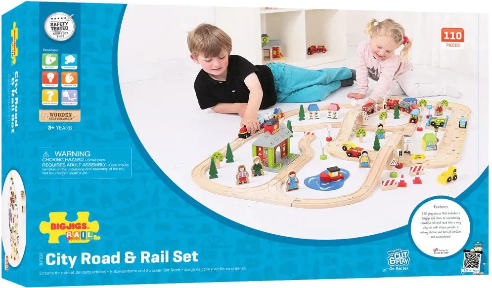 City Road & Railway Train Set