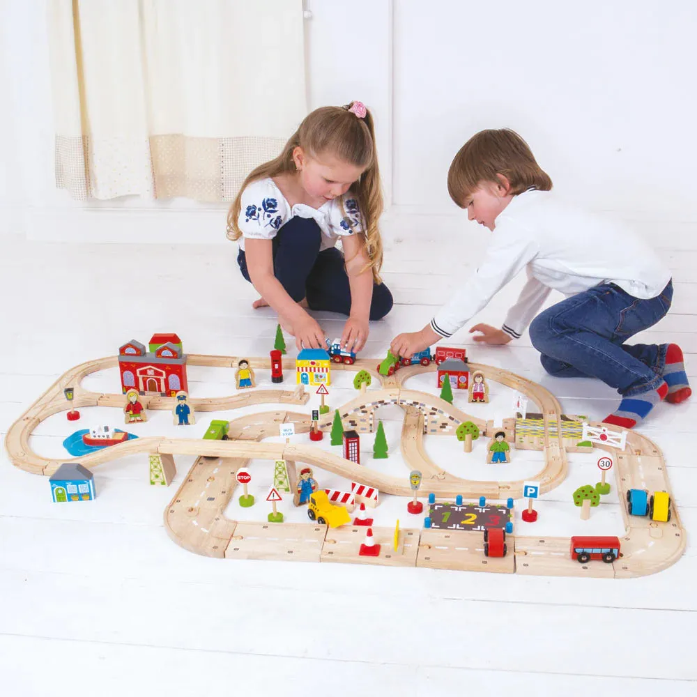 City Road & Railway Train Set