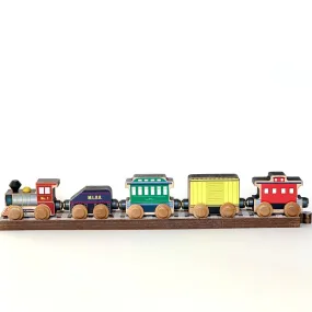 Classic Wooden Train Car Set - Made in USA