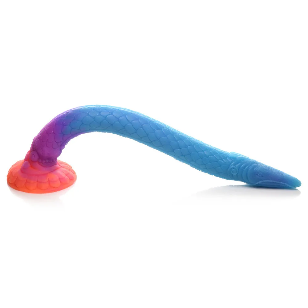 Creature Cocks Makara Glow In The Dark Silicone Snake Dildo