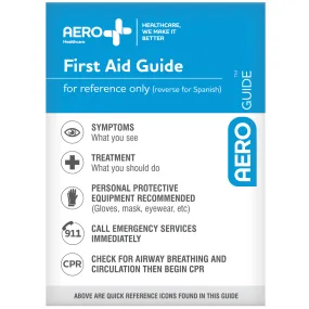 First Aid Guide - First Aid Kit Refills (PK 10 Guides)