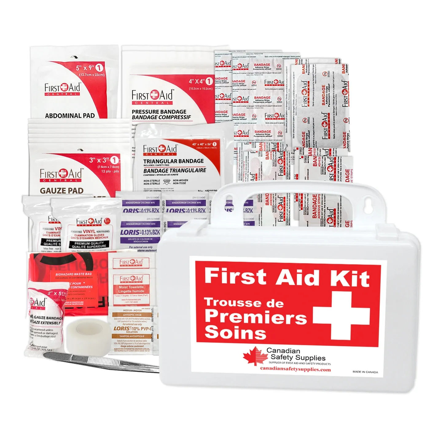 First Aid Kit Type 1 Personal as per CSA Z1220-17 Standard