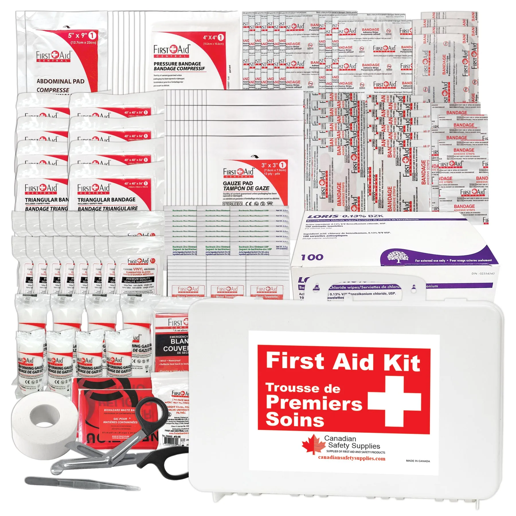 First Aid Kit Type 2 Basic, as per CSA Z1220-17 Standard - Large (51-100 Workers)