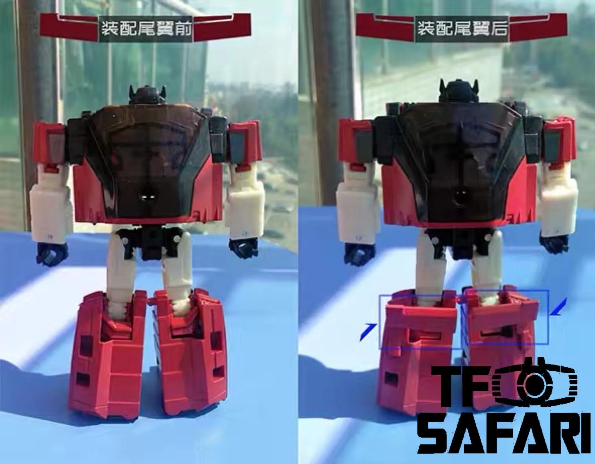 Go Better Studio GX-07 Spoilers Tail fins for WFC Siege Sideswipe / Red Alert / Alphastrike Upgrade Kit