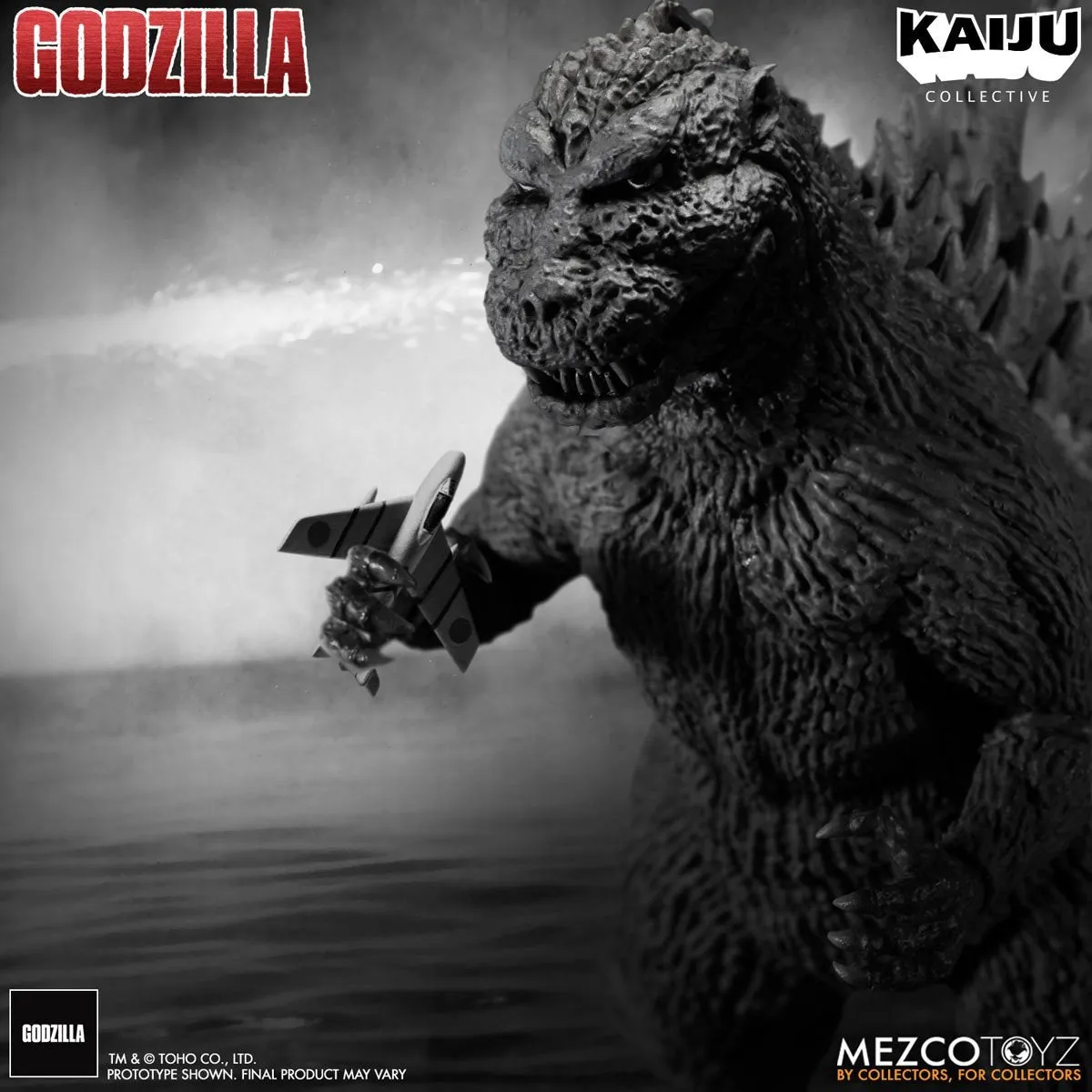 Godzilla (1954) Mezco Kaiju Collective Godzilla (Black & White)