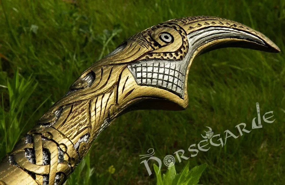 Handforged Leviathan Spiked Replica Axe - Gold