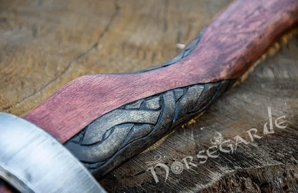 Handforged Nordic Axe 'Celtic Man'