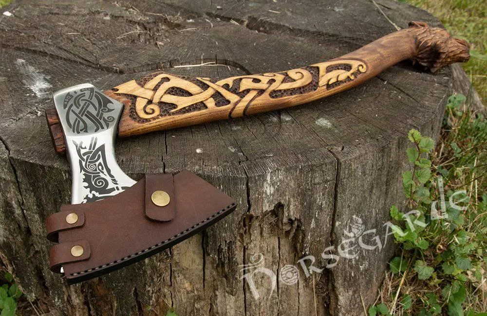 Handforged Nordic Axe 'Freki'