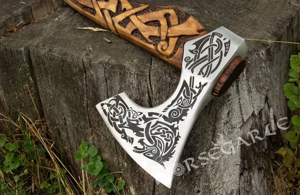 Handforged Nordic Axe 'Freki'