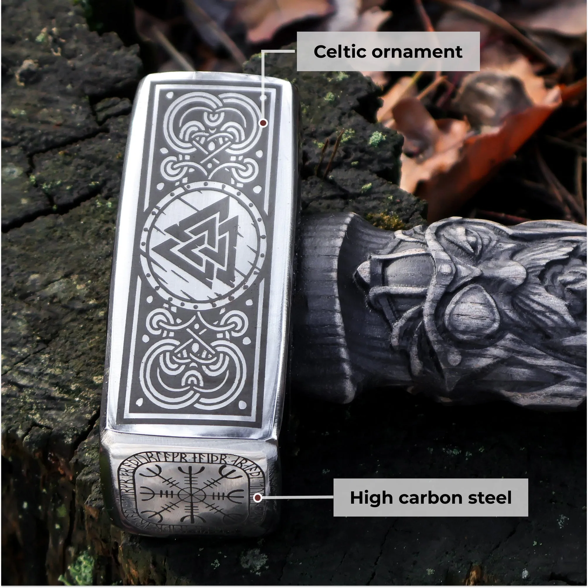 Handforged Nordic Hammer 'Odin'