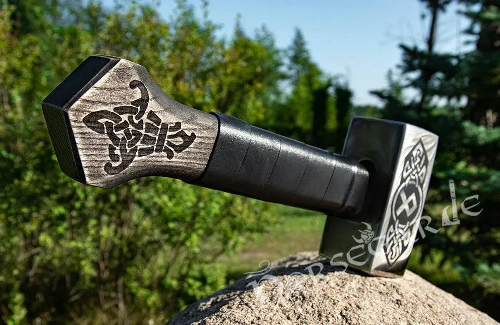 Handforged Nordic Hammer 'Othala'