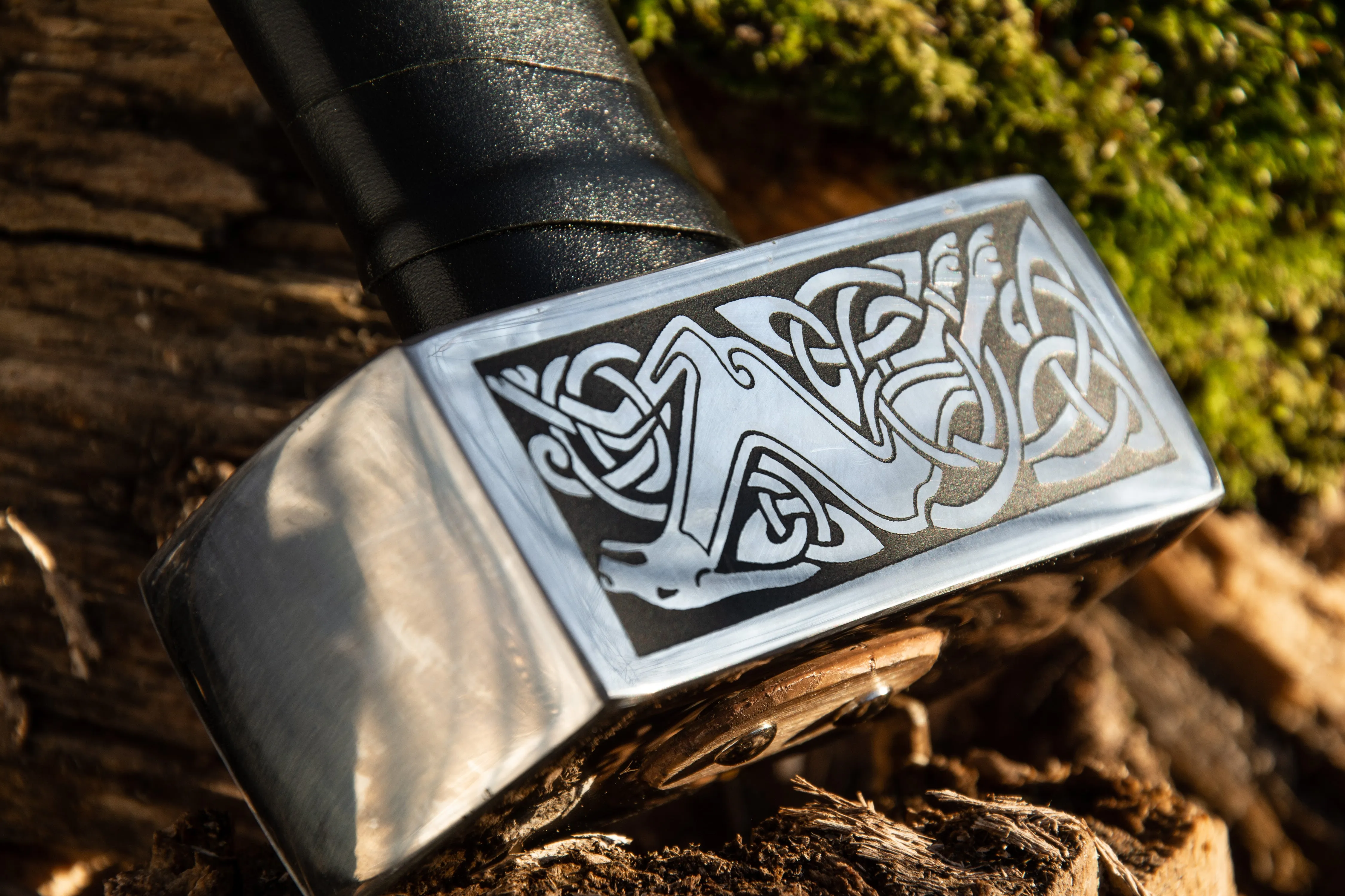 Handforged Nordic Hammer 'The Hunt'