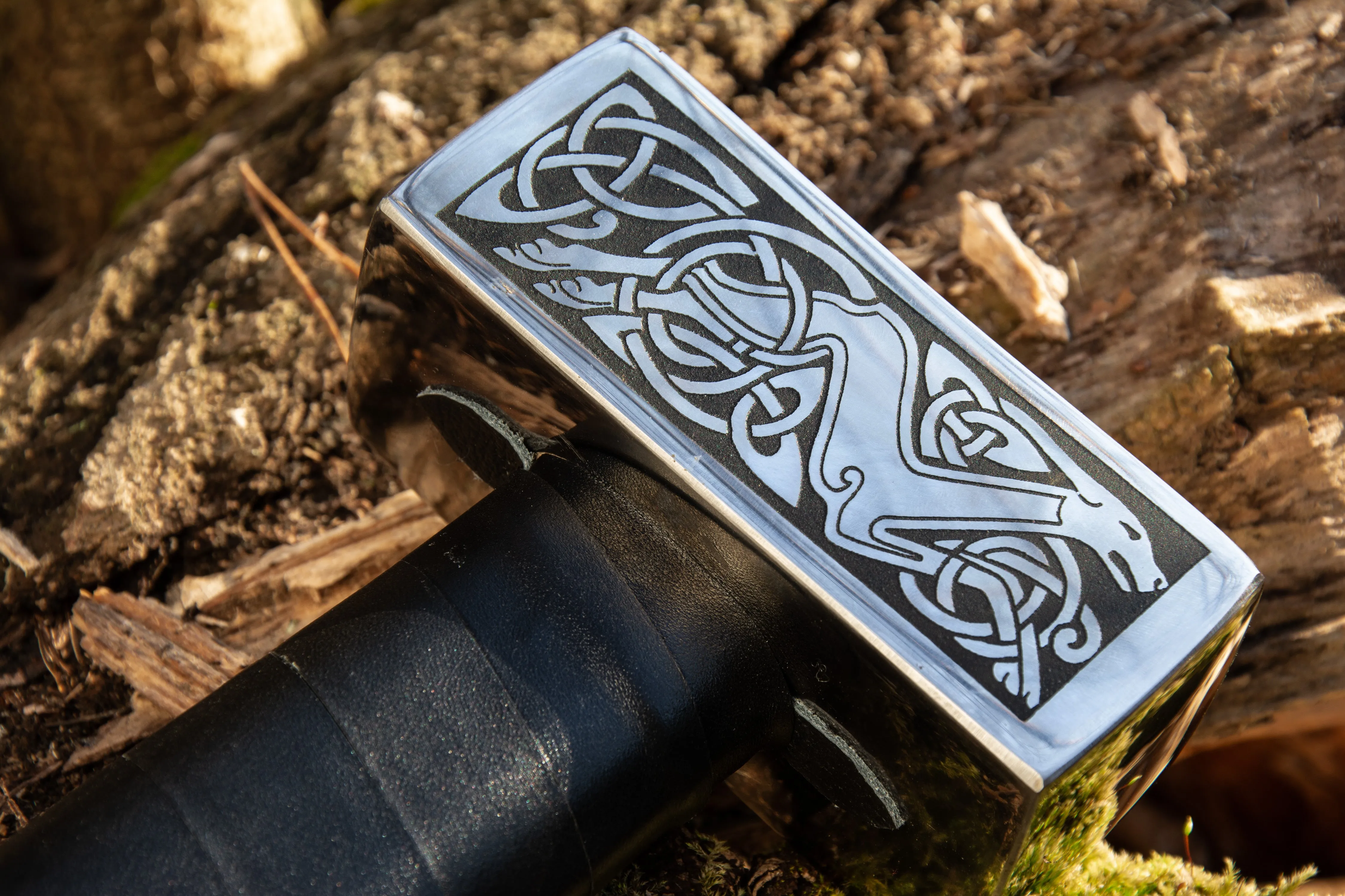 Handforged Nordic Hammer 'The Hunt'