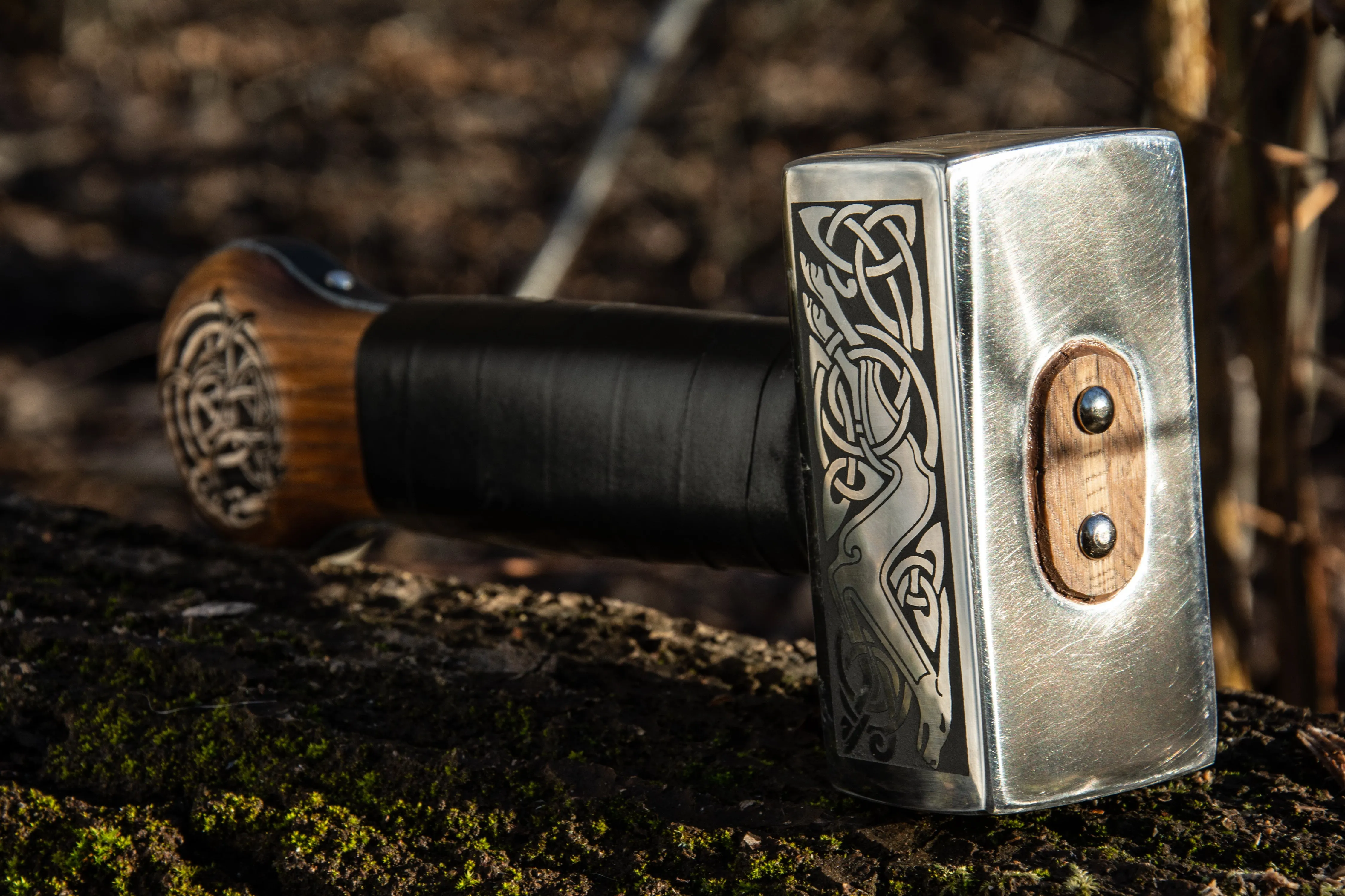 Handforged Nordic Hammer 'The Hunt'