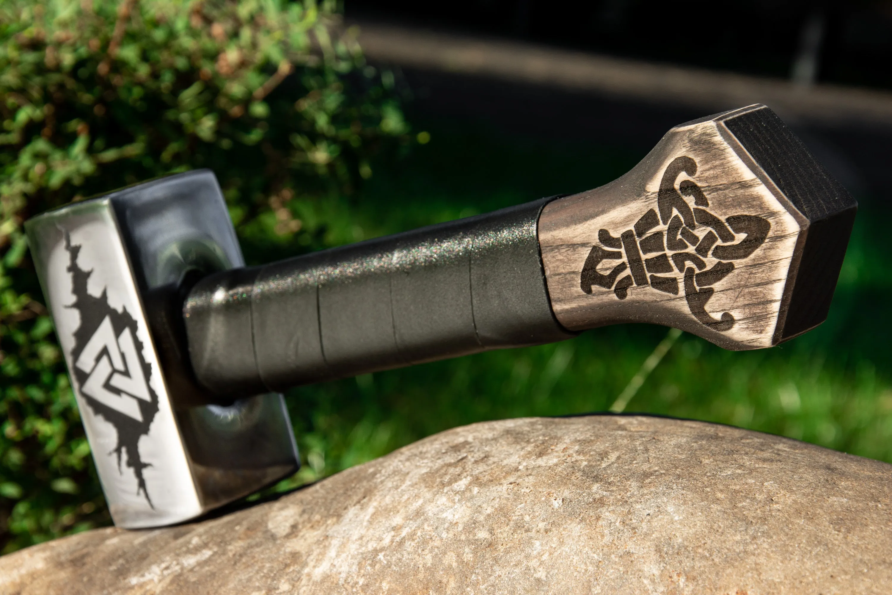 Handforged Nordic Hammer 'Valknut'