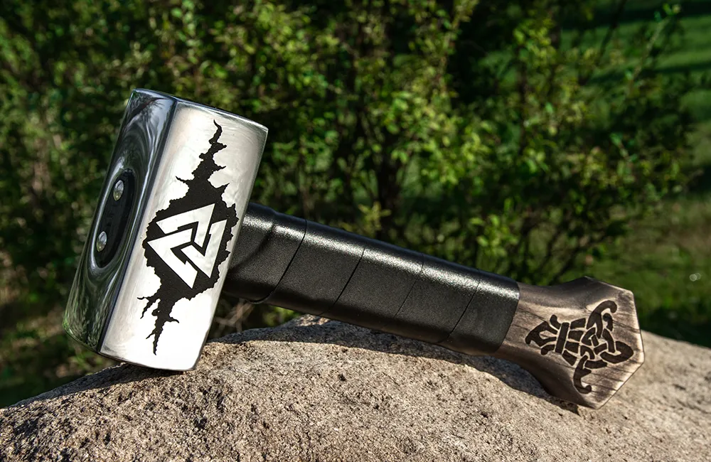 Handforged Nordic Hammer 'Valknut'