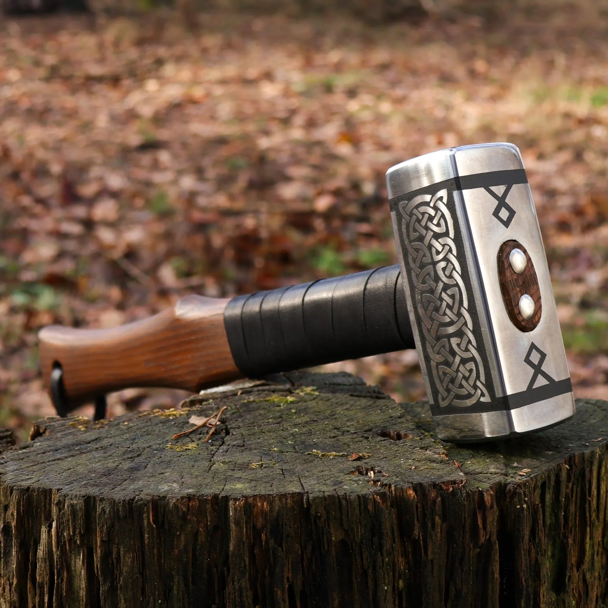 Handforged Slavic Hammer 'Svarog'