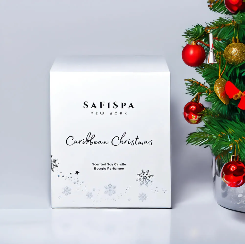 Holiday Caribbean Christmas Candle | Luxury Soy  Gift