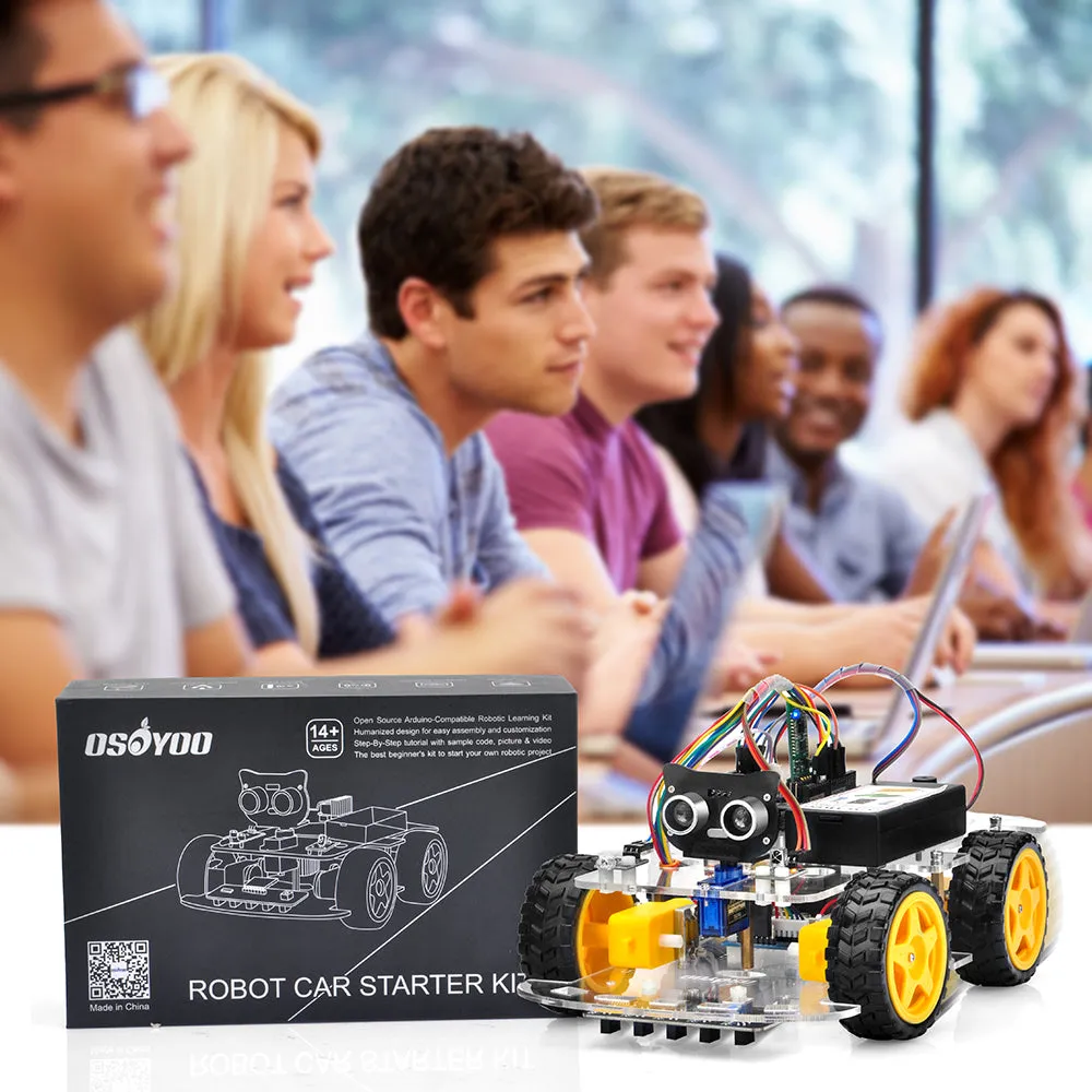 OSOYOO V2.1 Robot Car Starter Kit for Arduino Beginner model: 2019005000