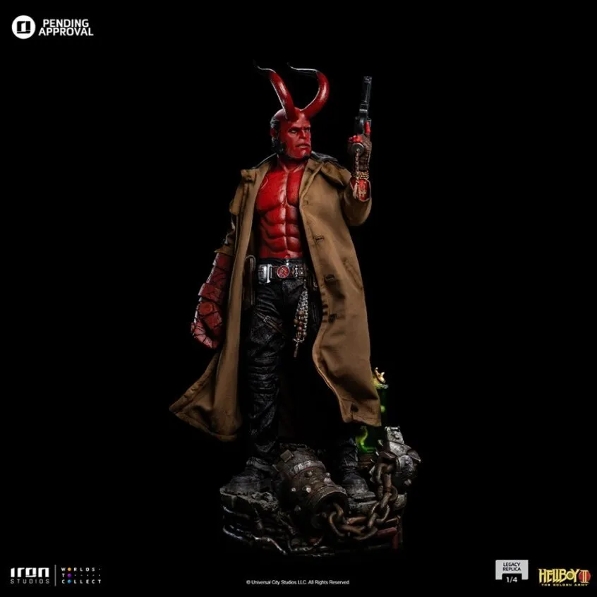 PRE-ORDER: Iron Studios Hellboy II: The Golden Army Hellboy Legacy Replica 1/4 Scale Statue