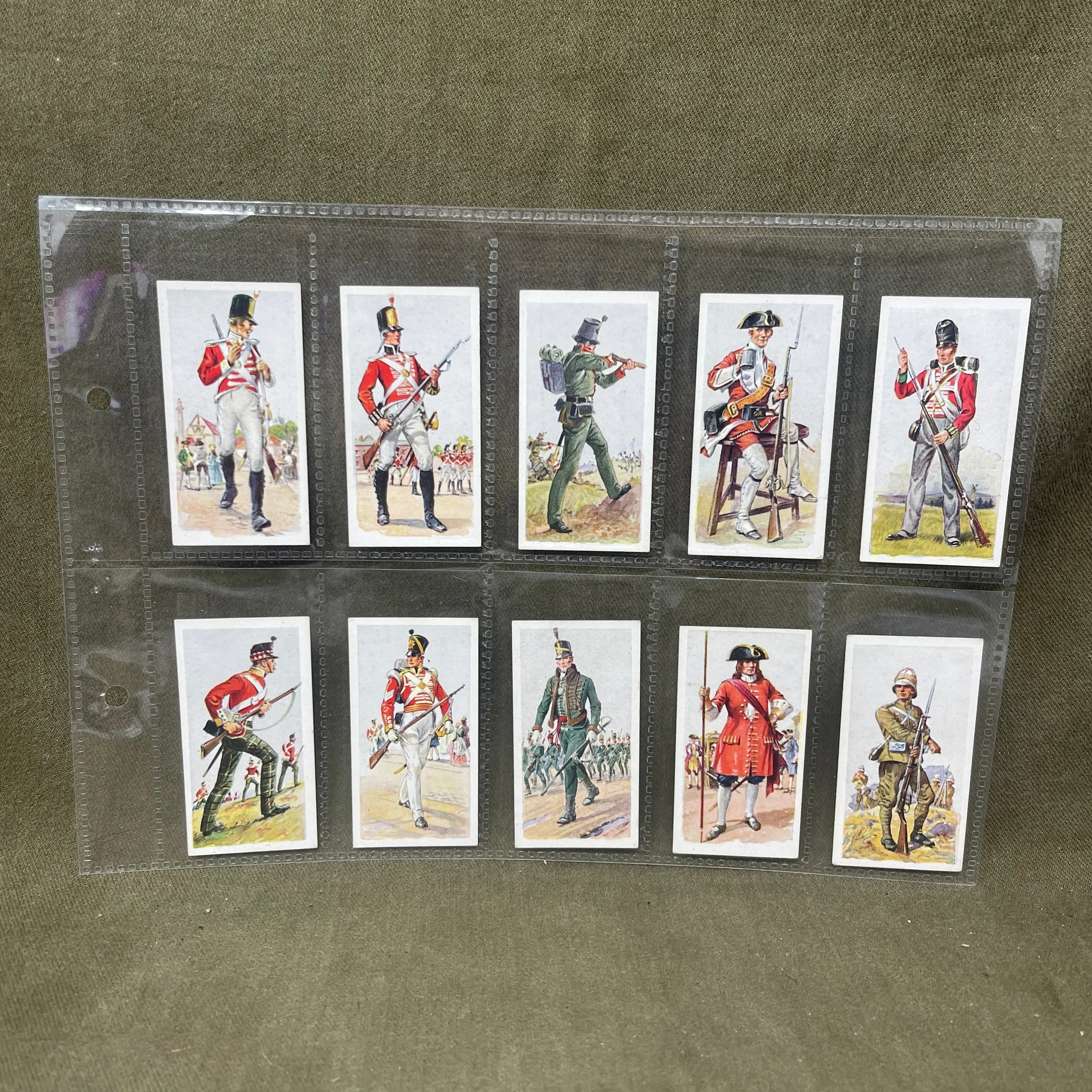 "Carreras Ltd 'History of Army Uniforms' Cigarette Cards