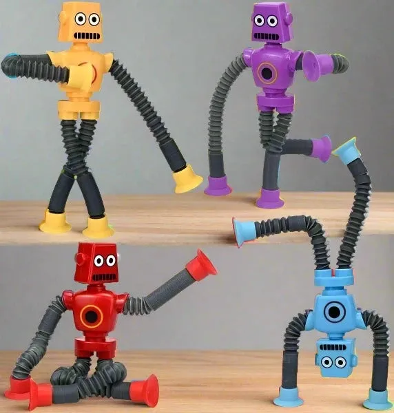 Robot Tube Toy for Kids-1 piece(Random design will be send)