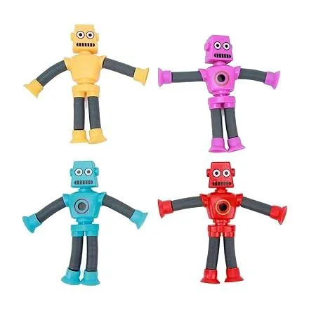 Robot Tube Toy for Kids-1 piece(Random design will be send)