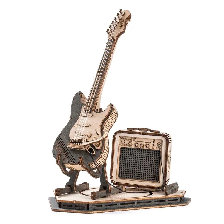 Robotime ROKR DIY Mini Model Kit - Electric Guitar