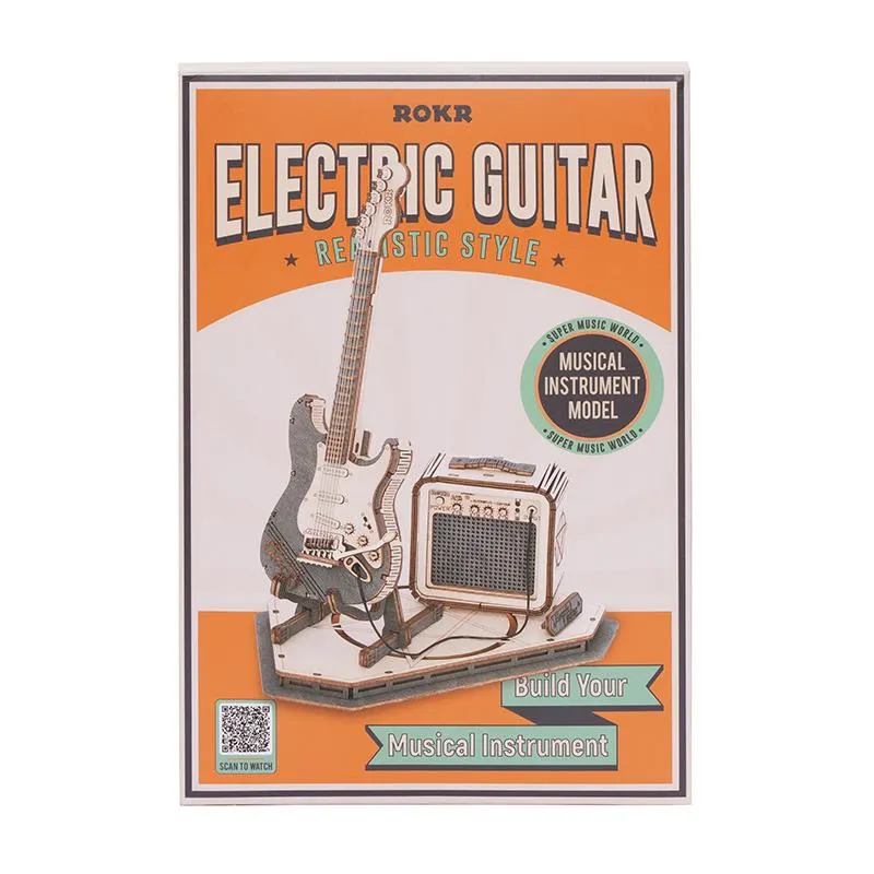 Robotime ROKR DIY Mini Model Kit - Electric Guitar