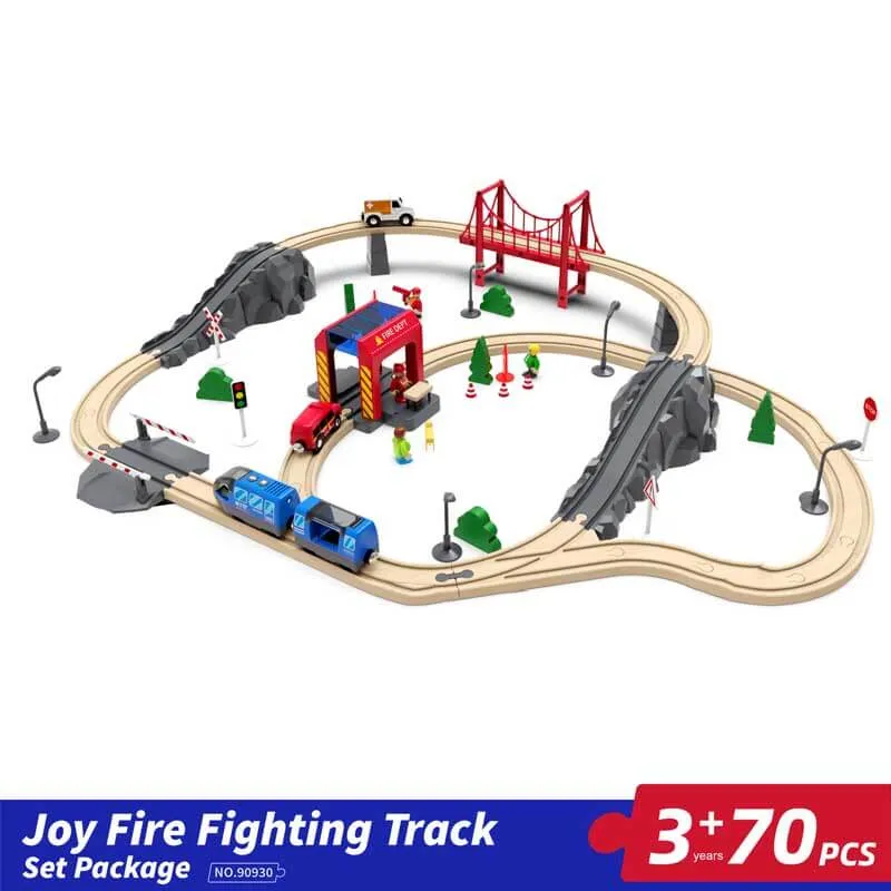 Shinymarch® Wooden Train Set