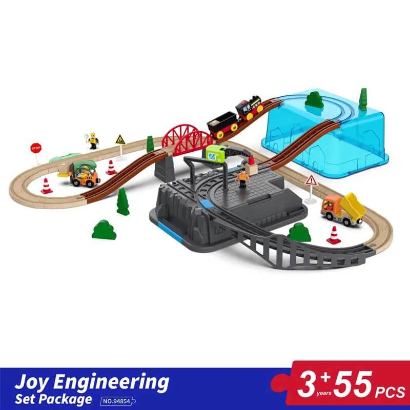 Shinymarch® Wooden Train Set