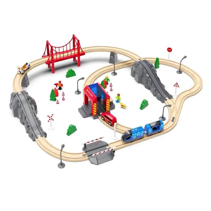 Shinymarch® Wooden Train Set