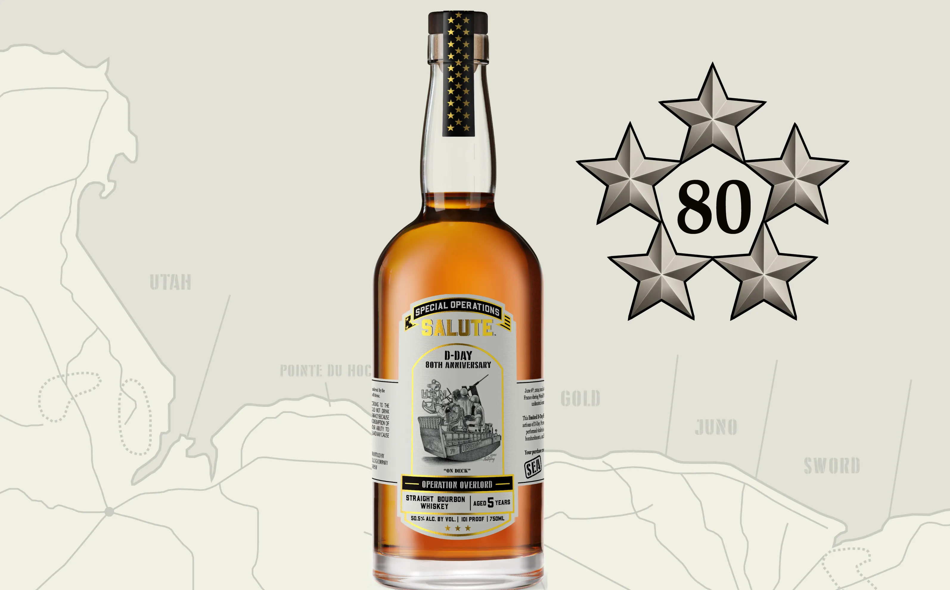 Special Operations Salute™ Whiskey - D-Day 80th Anniversary - SEA