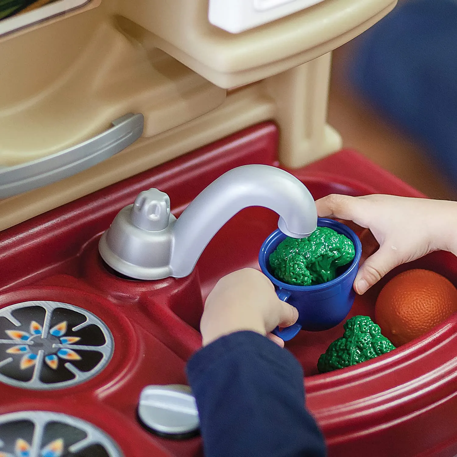 Step2 Cozy Kitchen - Small Play Kitchen Set For Toddlers