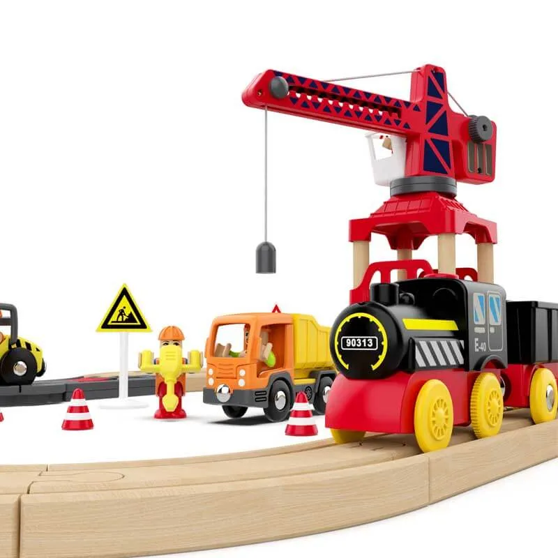 Totlogics® Wooden Train Set