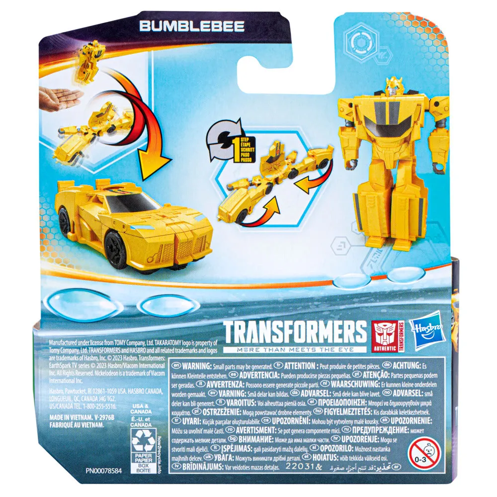 Transformers Earthspark 1-Step Flip Changer - Bumblebee